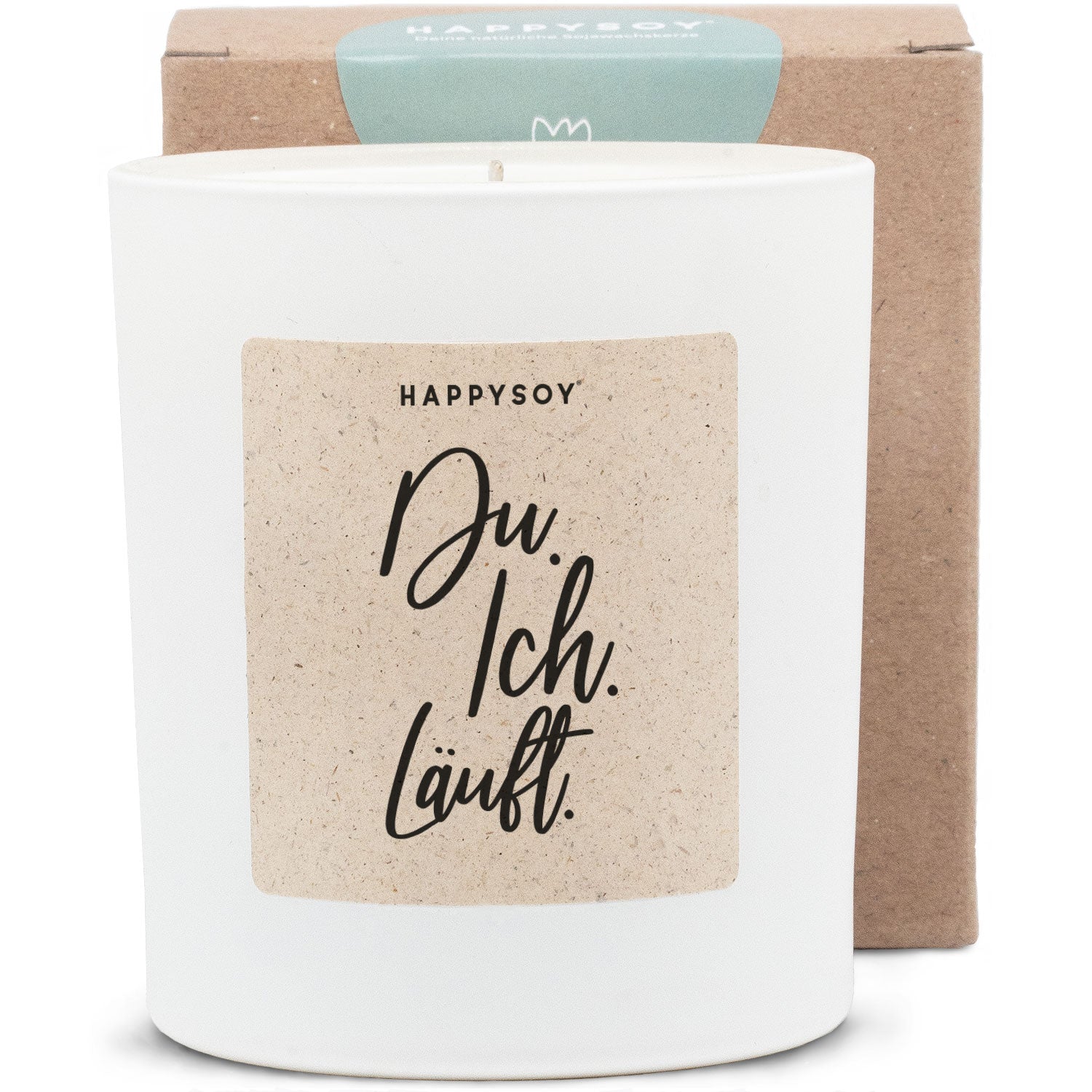 Duftkerze - DU ICH LÄUFT - Happysoy®