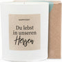 Duftkerze - Du lebst in unseren Herzen - Happysoy®