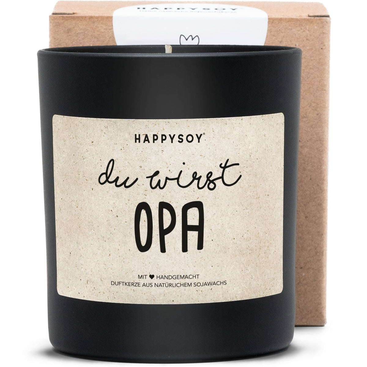 Duftkerze - Du wirst Opa - Happysoy®
