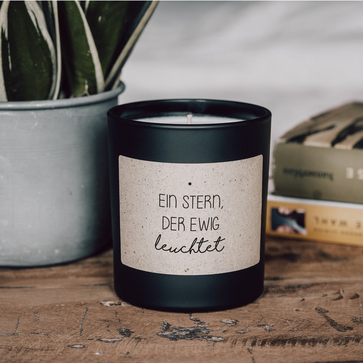 Duftkerze - Ein Stern, der ewig leuchtet - Happysoy®