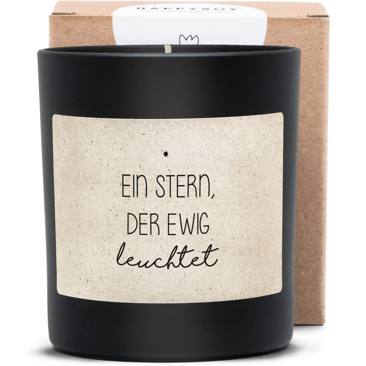 Duftkerze - Ein Stern, der ewig leuchtet - Happysoy®