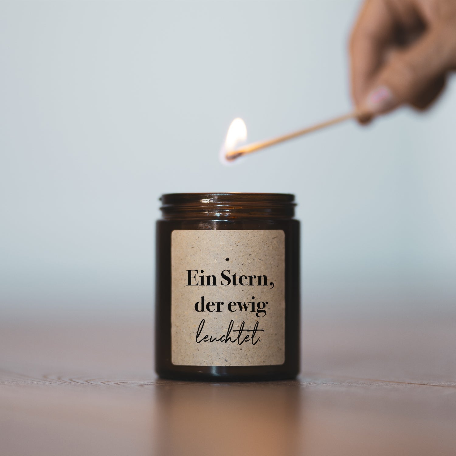 Duftkerze - Ein Stern, der ewig leuchtet - Happysoy®