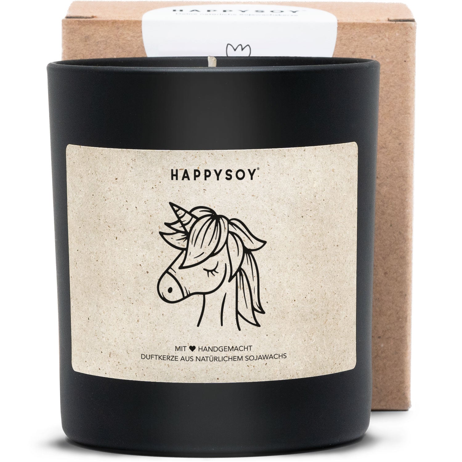 Duftkerze - Einhornmotiv - Happysoy®