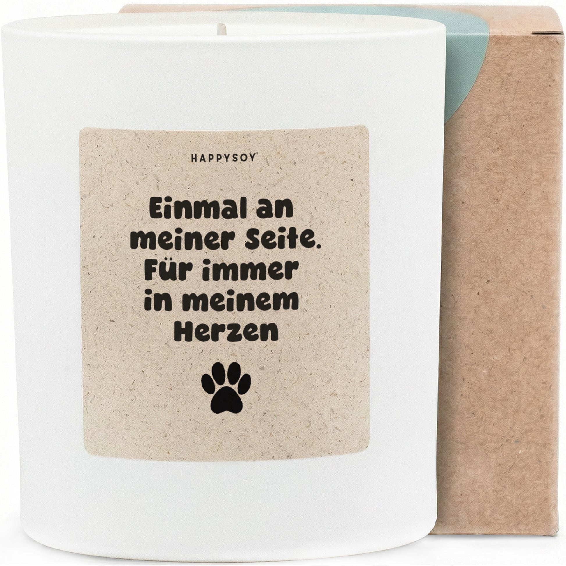 Duftkerze - Einmal an meiner Seite. Für immer in meinem Herzen - Happysoy®