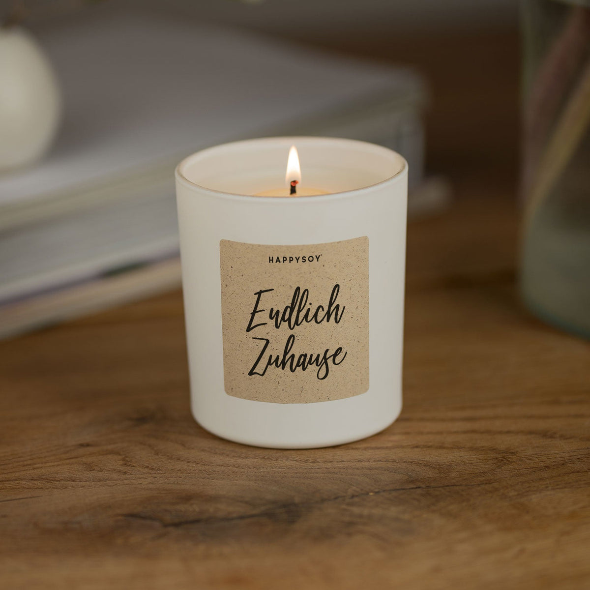 Duftkerze - Endlich Zuhause - Happysoy®