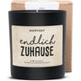 Duftkerze - Endlich Zuhause - Happysoy®