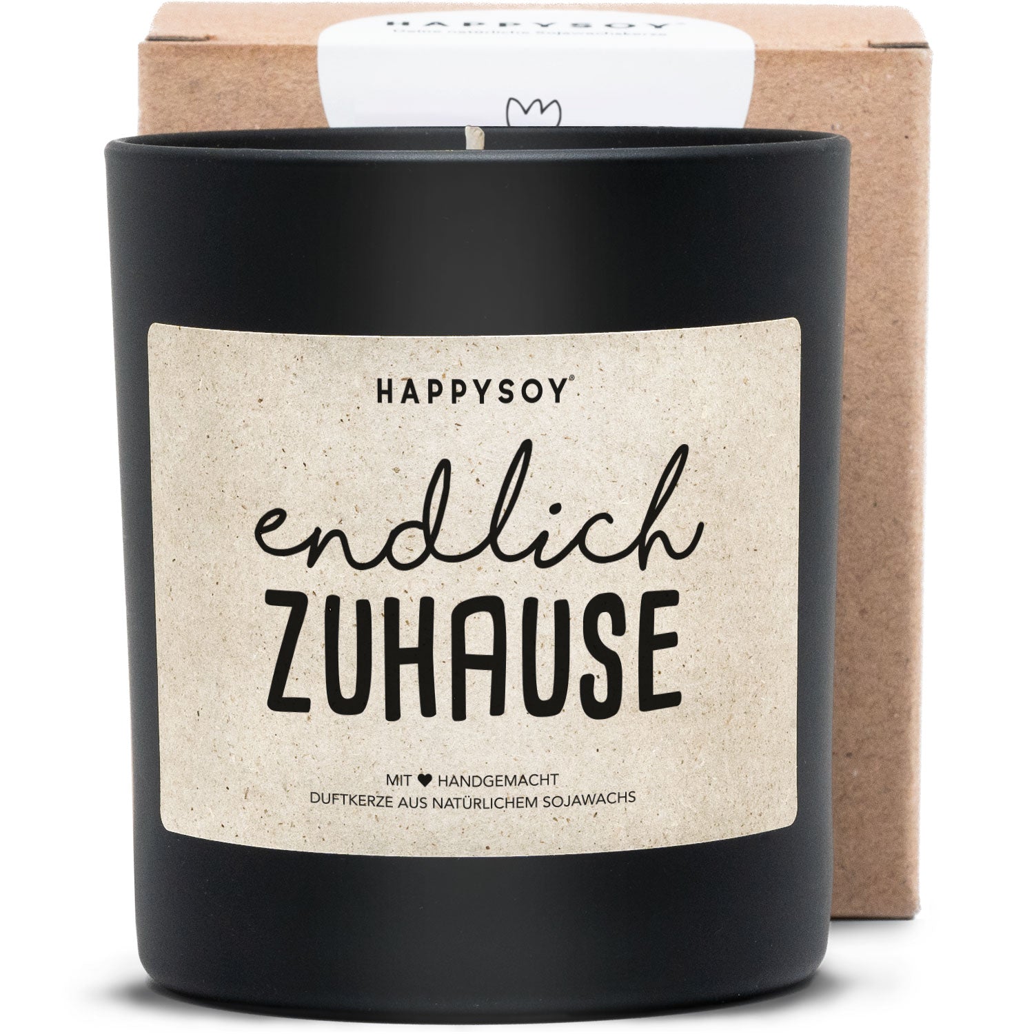 Duftkerze - Endlich Zuhause - Happysoy®