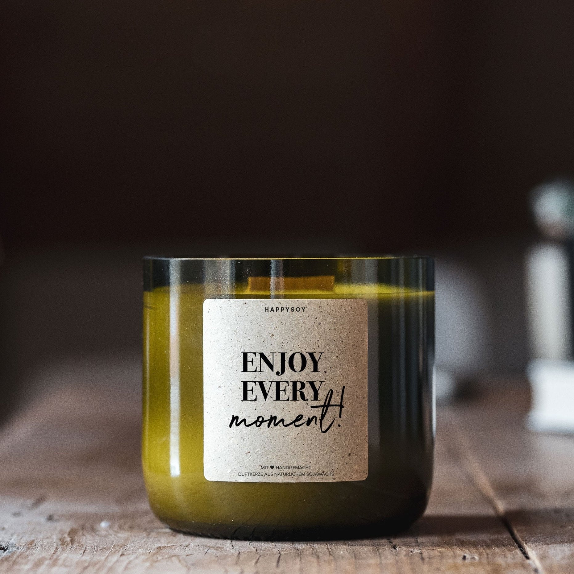 Duftkerze - Enjoy every moment! - Happysoy®