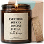 Duftkerze - Everthing you can imagine is real. Pablo Picasso - Happysoy®