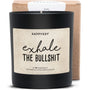 Duftkerze - Exhale the bullshit - Happysoy®