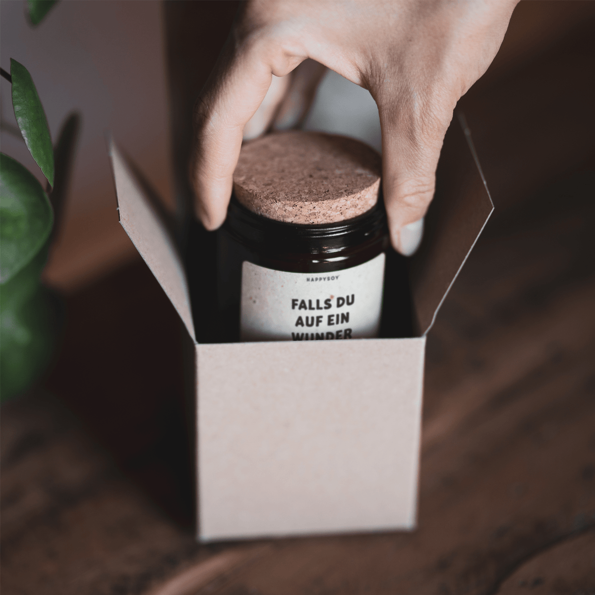 Duftkerze - Falls du auf ein Wunder wartest: du bist eins! - Happysoy®