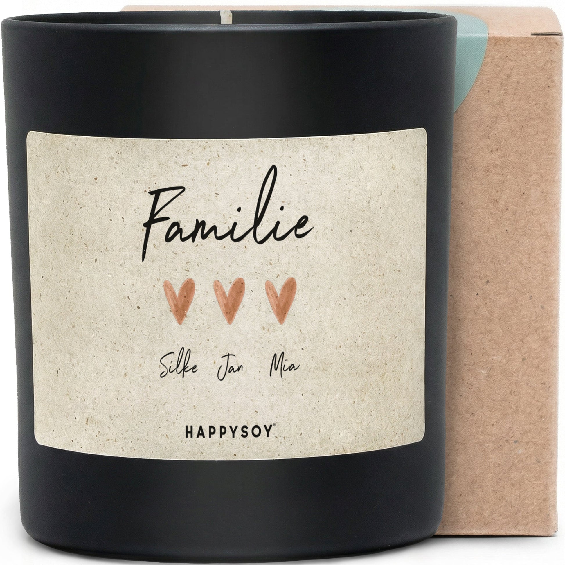 Duftkerze - Familie (Personalisierbar) - Happysoy®