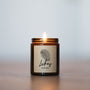 Duftkerze - Feder (Personalisierbar) - Happysoy®