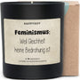 Duftkerze - Feminismus: Weil Gleichheit keine Bedrohung ist - Happysoy®