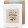 Duftkerze - Focus on the little things. They are what makes life magic. - Happysoy®