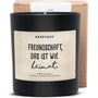 Duftkerze - Freundschaft, das ist wie Heimat - Happysoy®