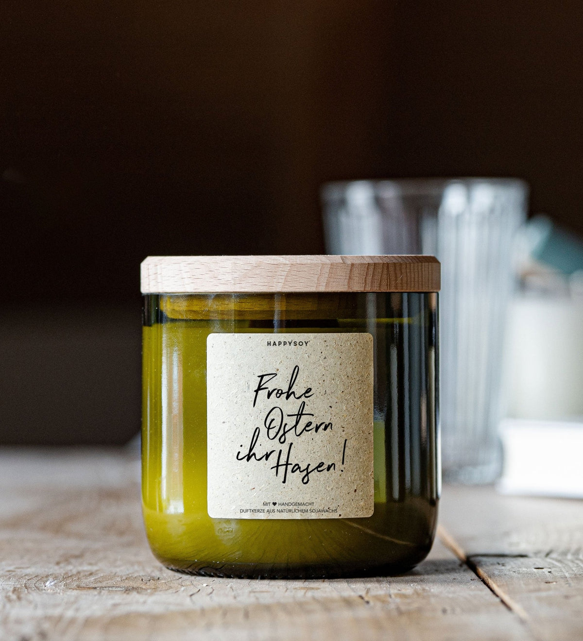 Duftkerze - Frohe Ostern, ihr Hasen! - Happysoy®