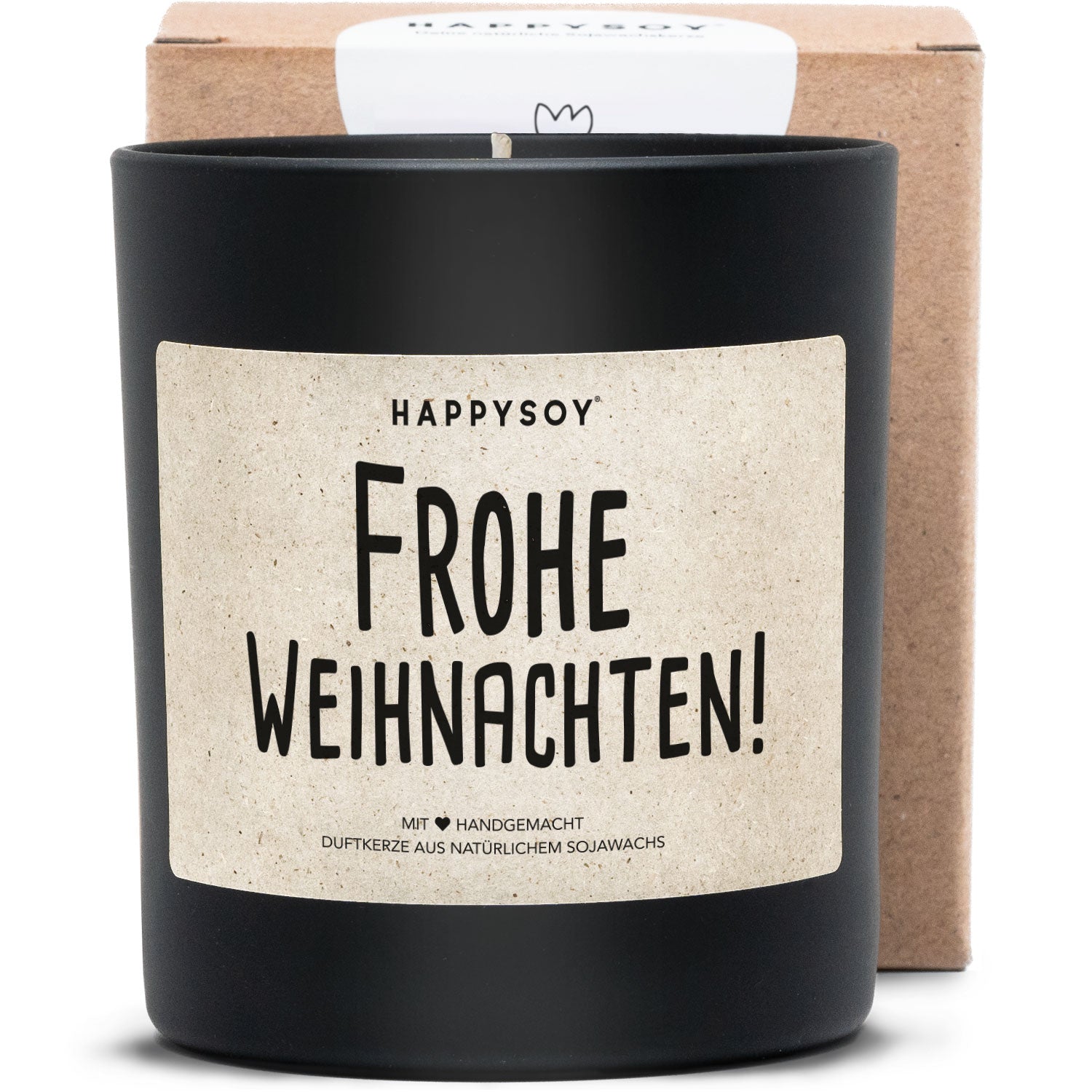 Duftkerze - Frohe Weihnachten! - Happysoy®