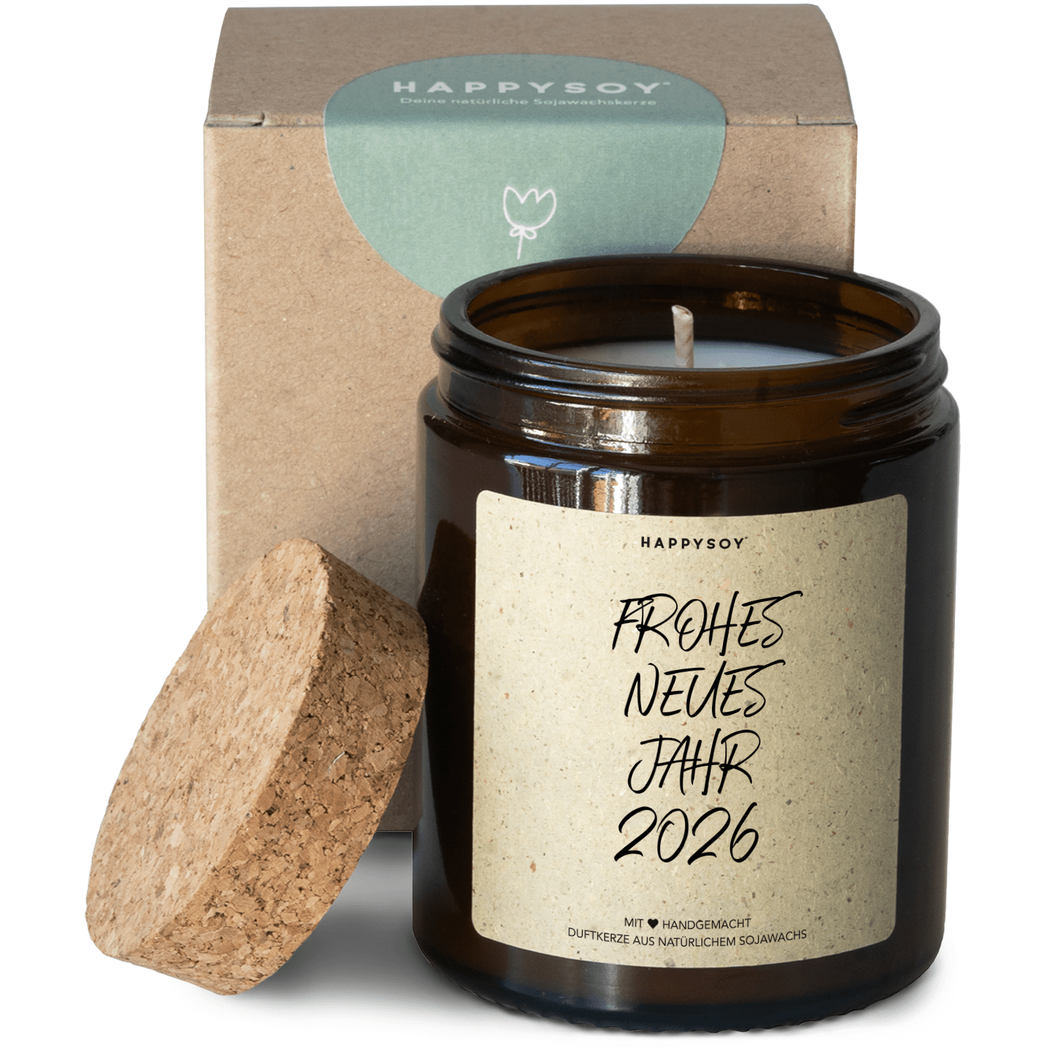 Duftkerze - Frohes neues Jahr 2025 - Happysoy®
