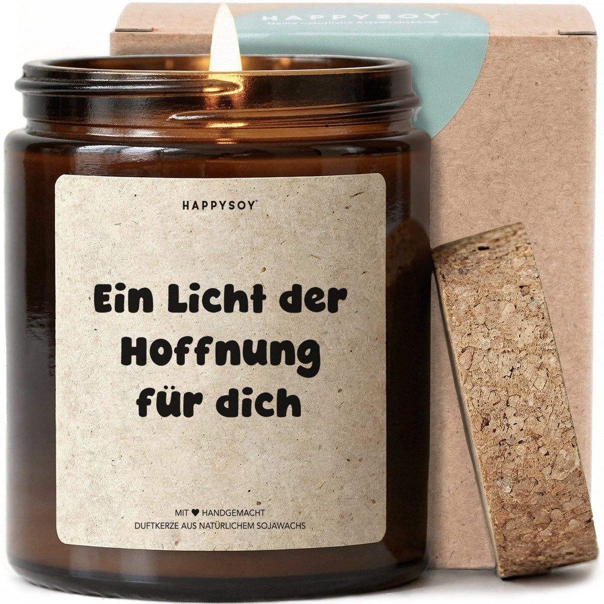 Duftkerze - für dich Ein Licht der Hoffnung - Happysoy®