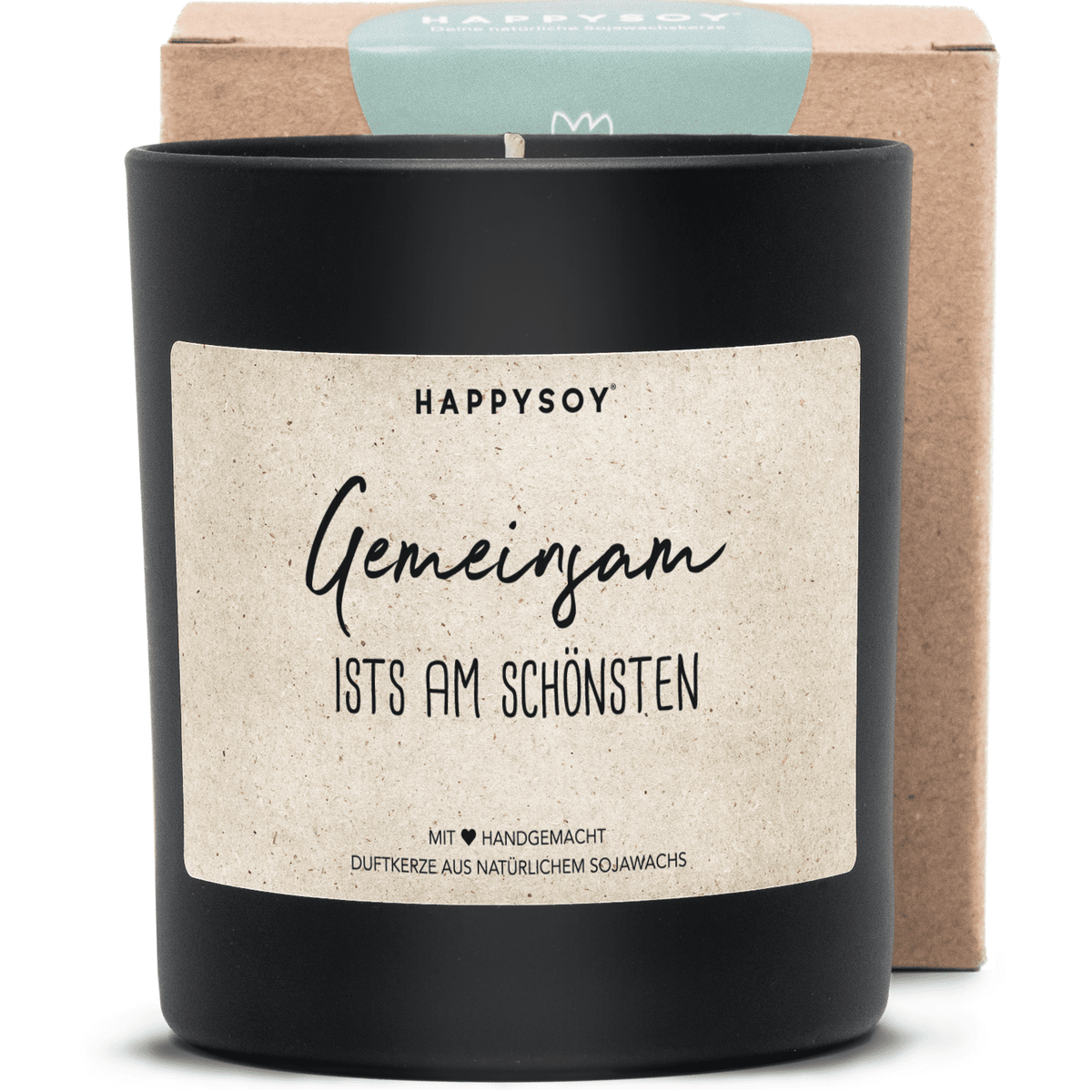 Duftkerze - Gemeinsam ists am schönsten - Happysoy®