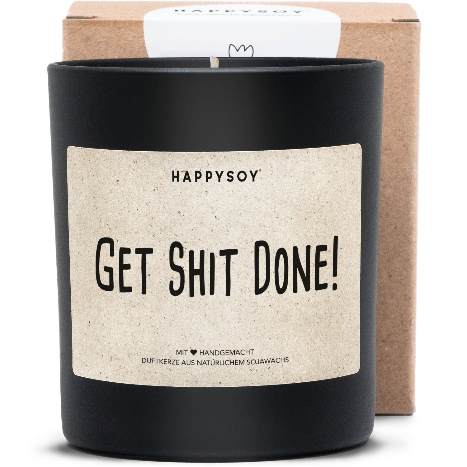 Duftkerze - Get Shit Done! - Happysoy®