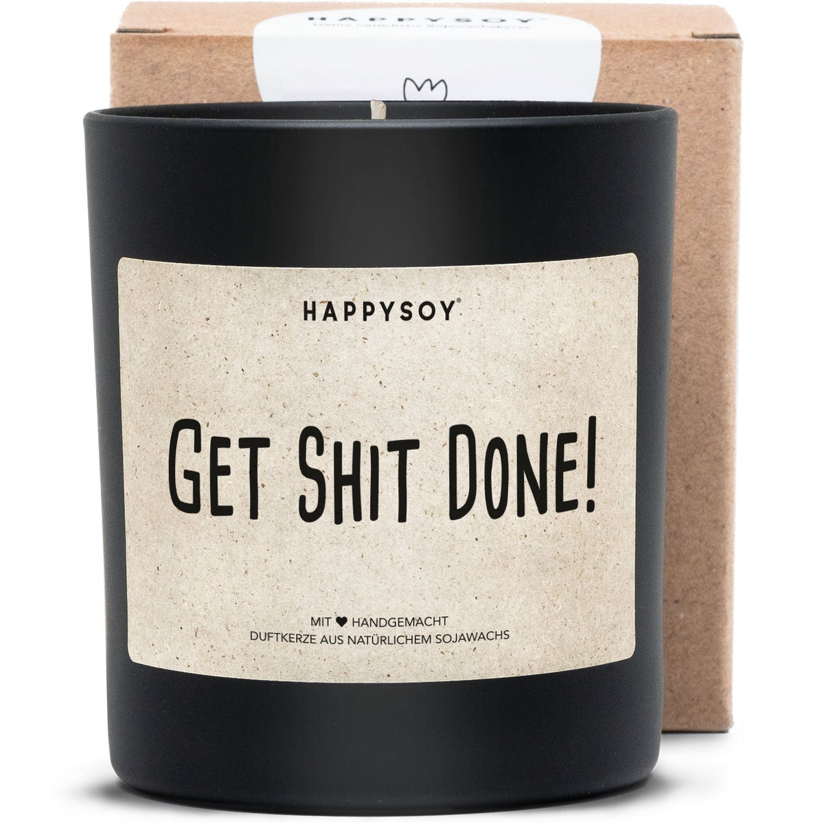 Duftkerze - Get Shit Done! - Happysoy®