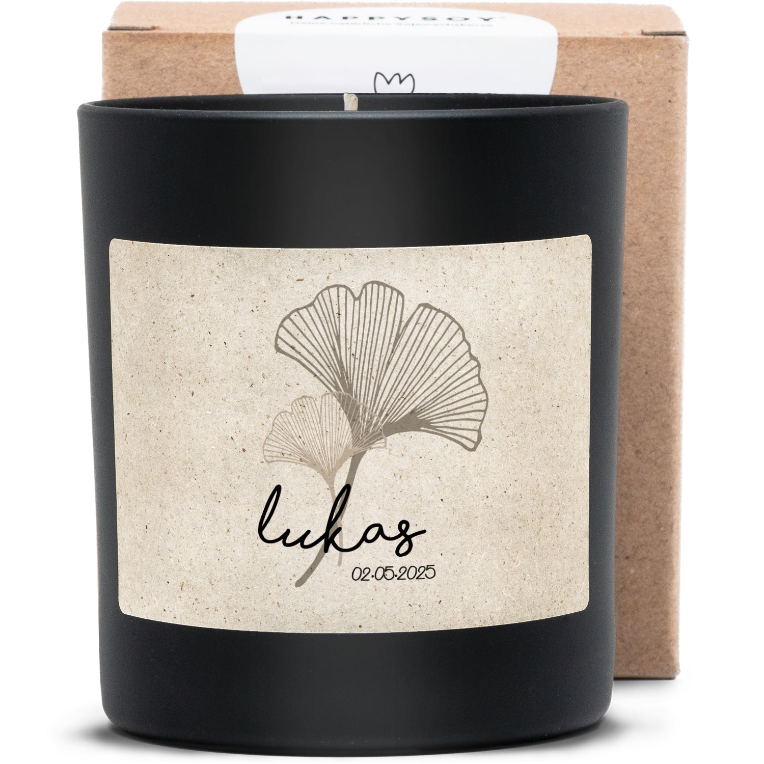 Duftkerze - Gingko (Personalisierbar) - Happysoy®