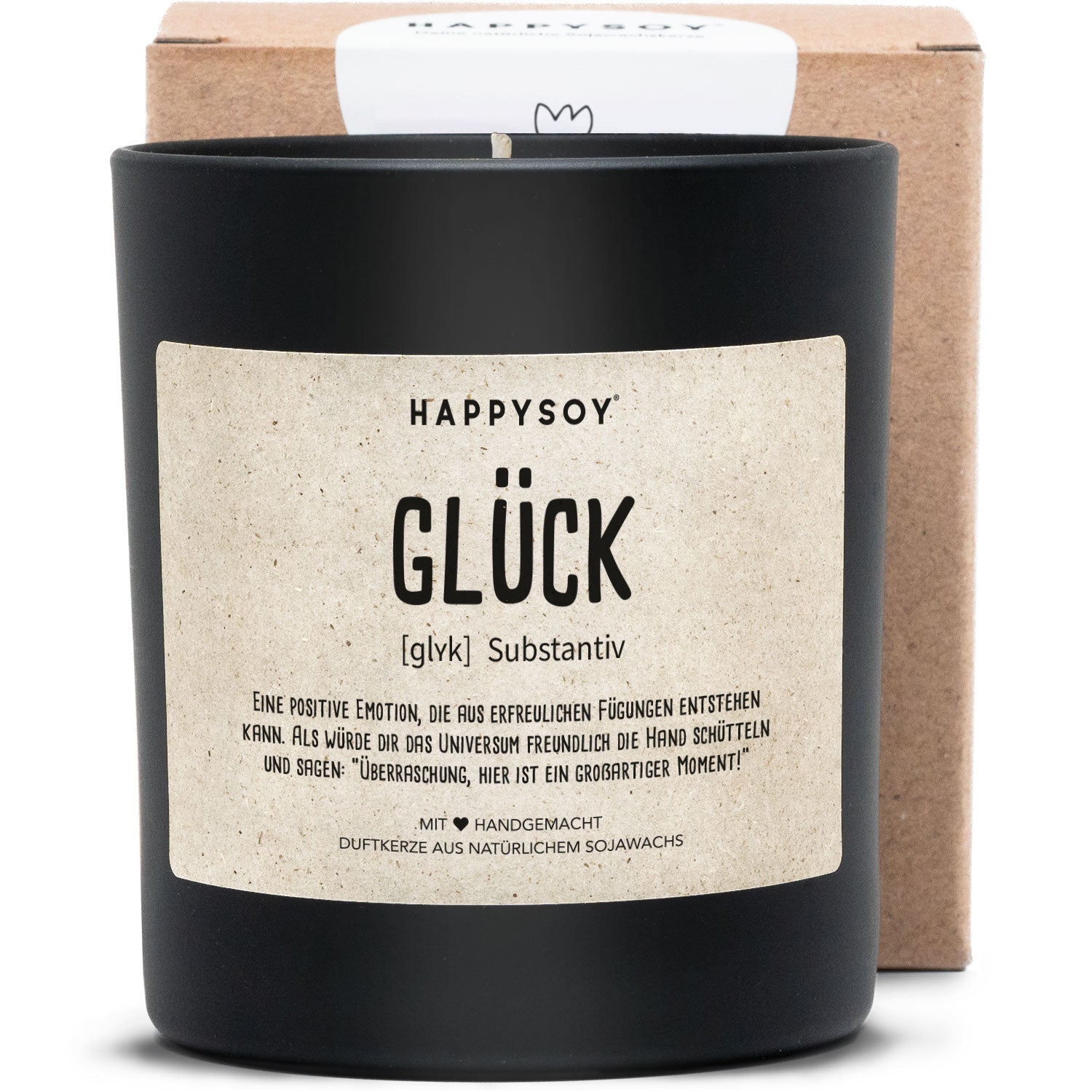 Duftkerze - Glück Definition - Happysoy®