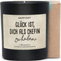 Duftkerze - Glück ist, dich als Chefin zu haben. - Happysoy®