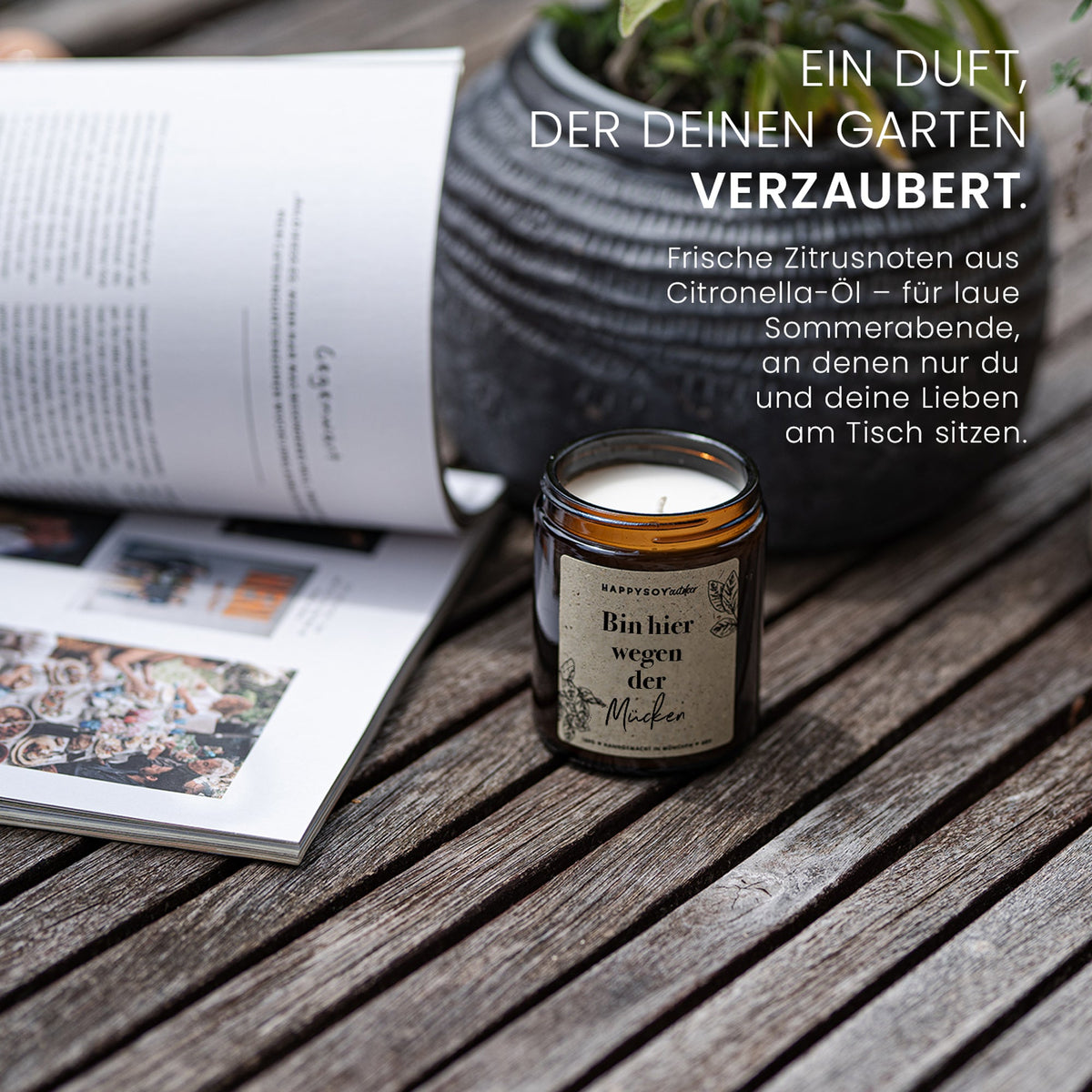Duftkerze - Glückslicht - Happysoy®