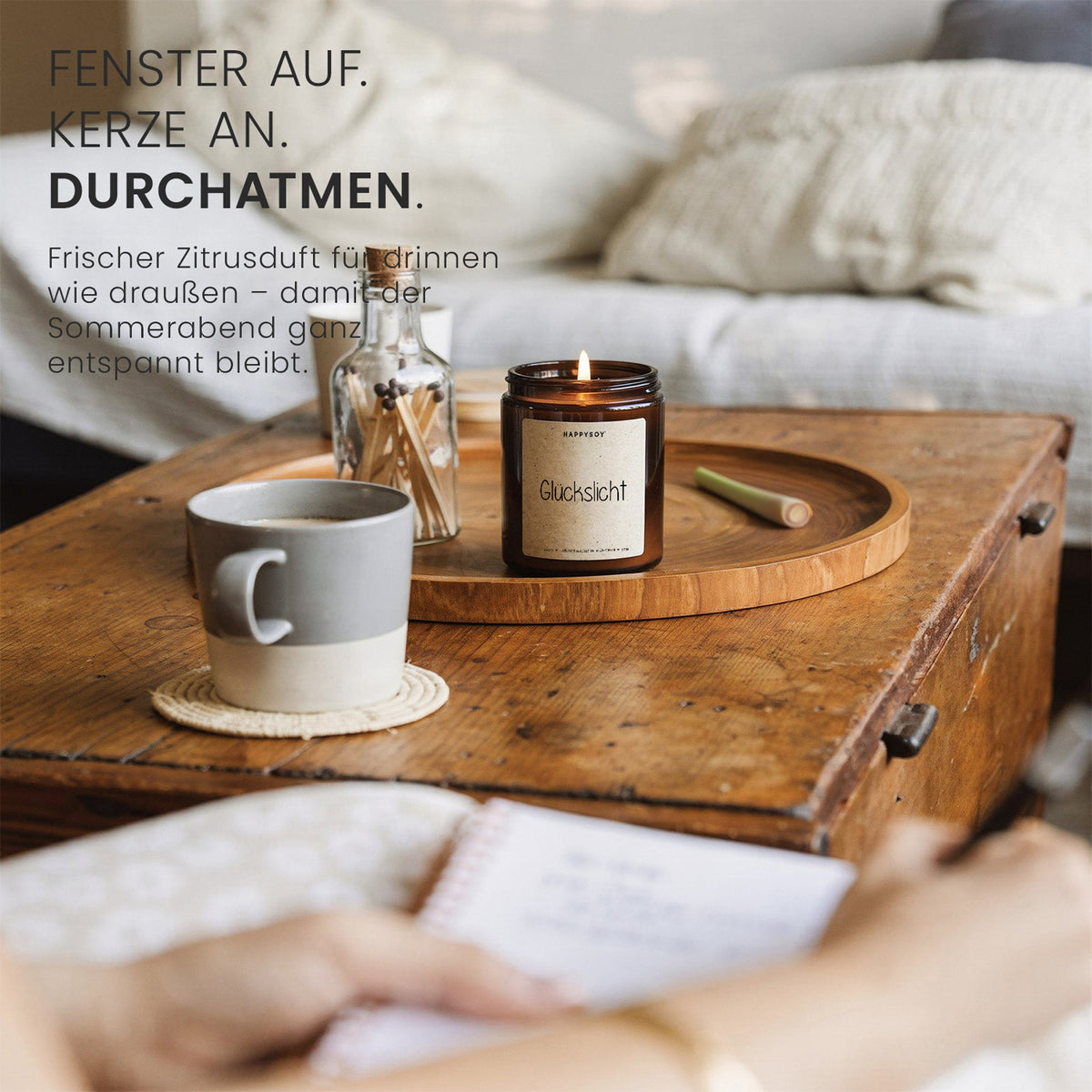 Duftkerze - Glückslicht - Happysoy®