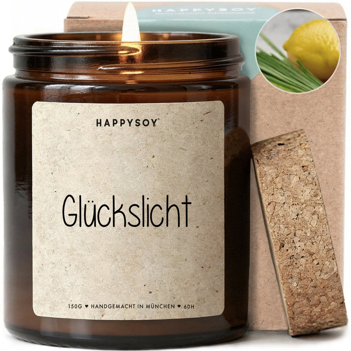 Duftkerze - Glückslicht - Happysoy®