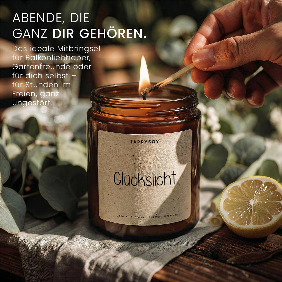 Duftkerze - Glückslicht - Happysoy®