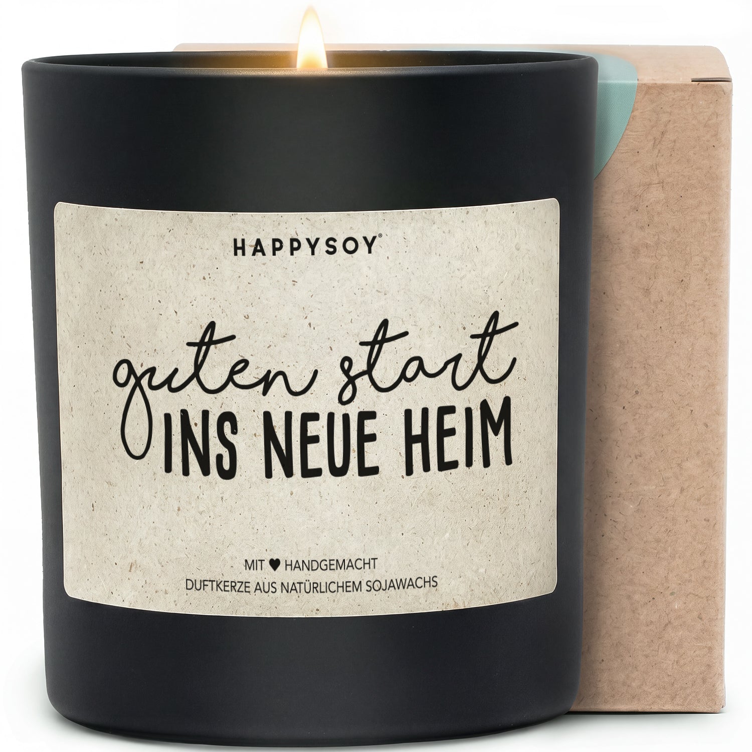 Duftkerze - Guten Start ins neue Heim - Happysoy®