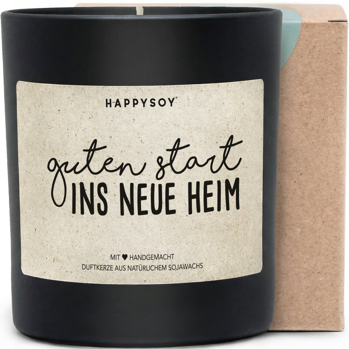 Duftkerze - Guten Start ins neue Heim - Happysoy®