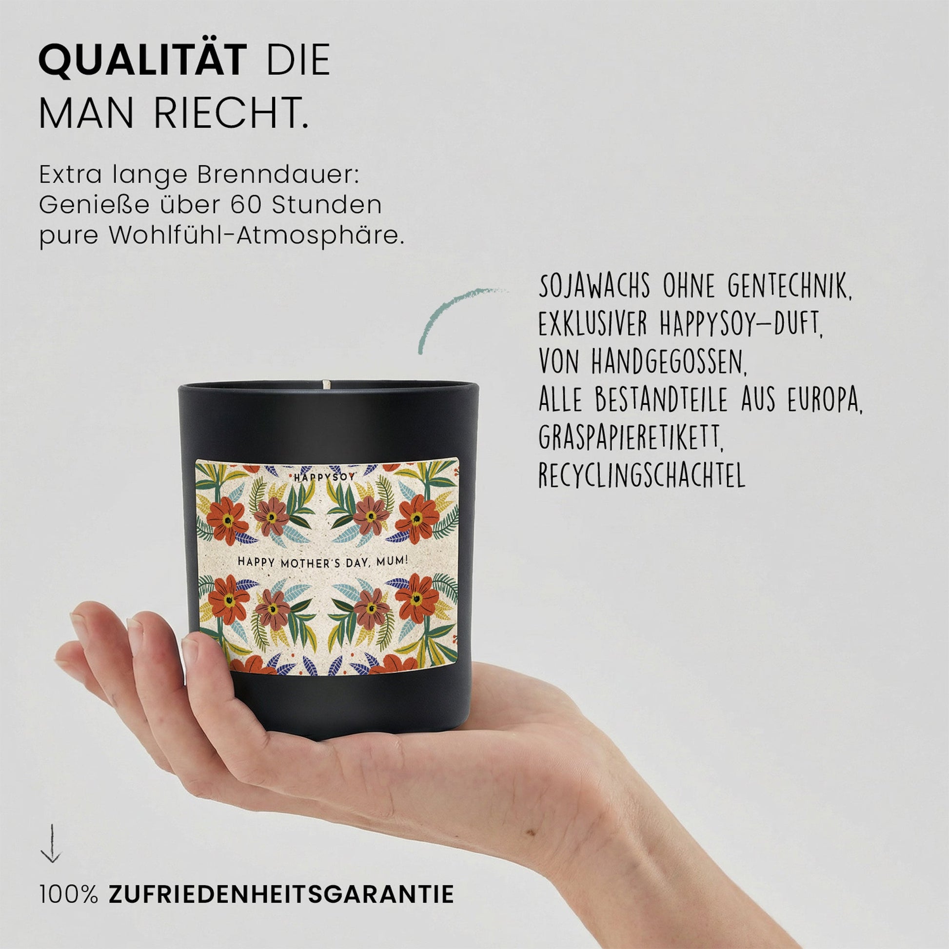Duftkerze - HAPPY MOTHER’S DAY, MUM! - Happysoy®