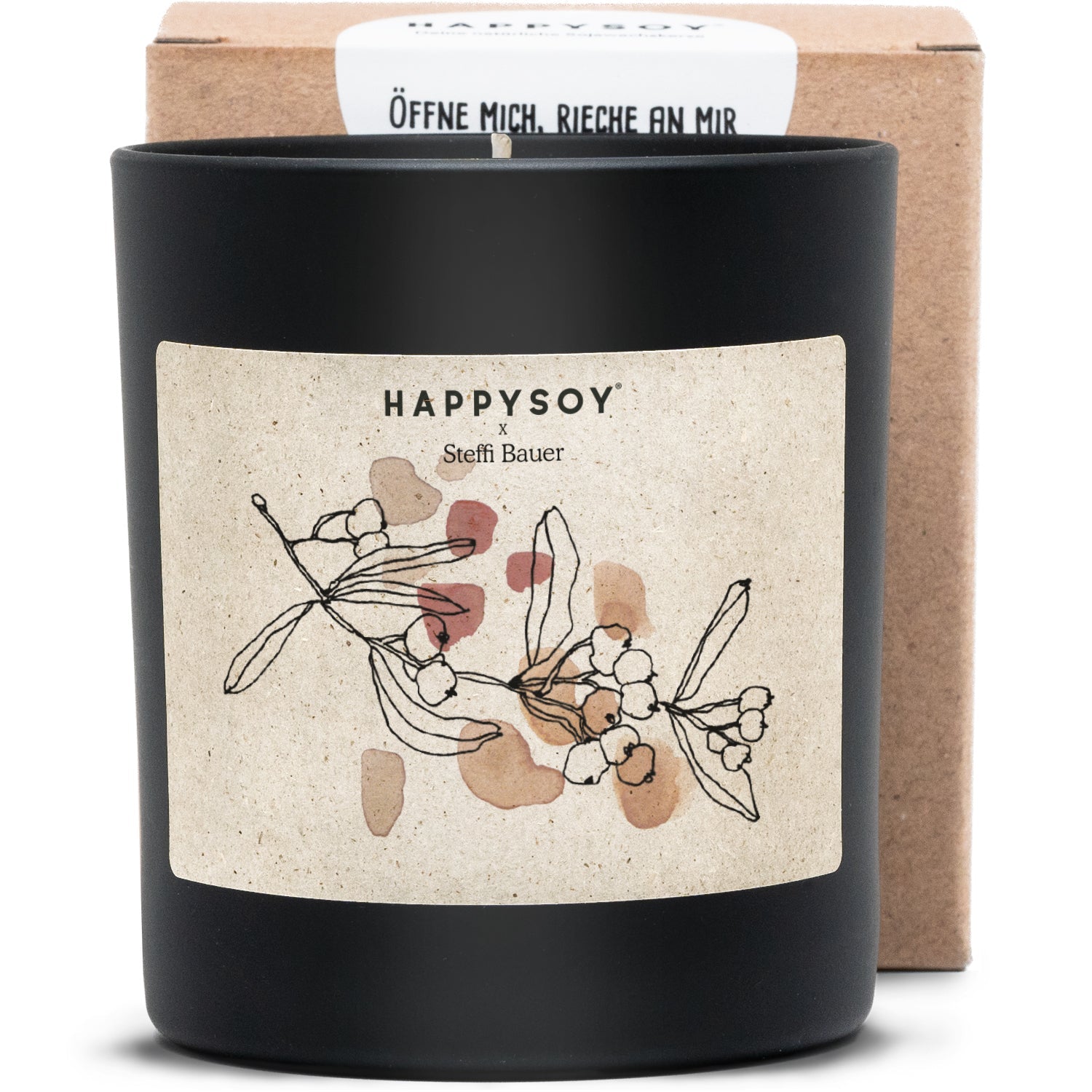 Duftkerze - HAPPYSOY® Art Collection by Steffi Bauer "Beeren" - Happysoy®