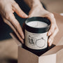 Duftkerze - HAPPYSOY® Art Collection by Steffi Bauer "Granatapfel" - Happysoy®