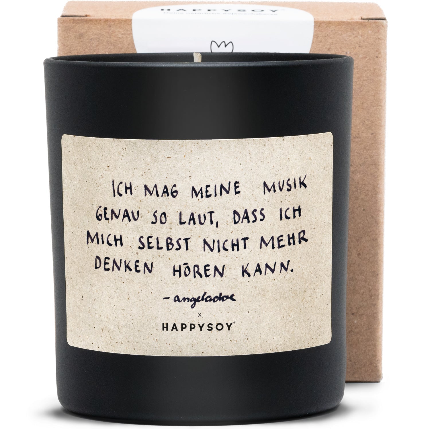 Duftkerze - HAPPYSOY® by angeladoe Musik - Happysoy®