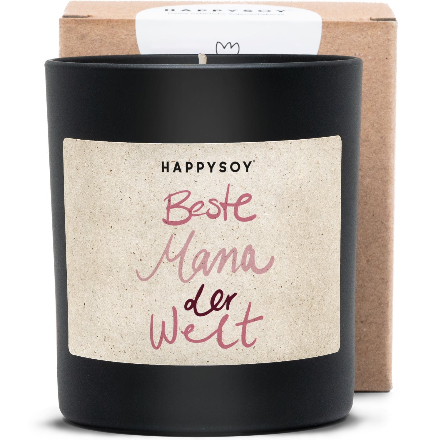 Duftkerze - HAPPYSOY® by Steffi Bauer "Beste Mama der Welt" - Happysoy®