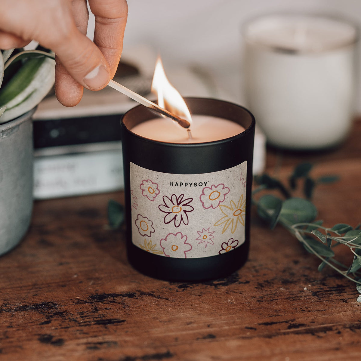 Duftkerze - HAPPYSOY® by Steffi Bauer "Blumen" - Happysoy®