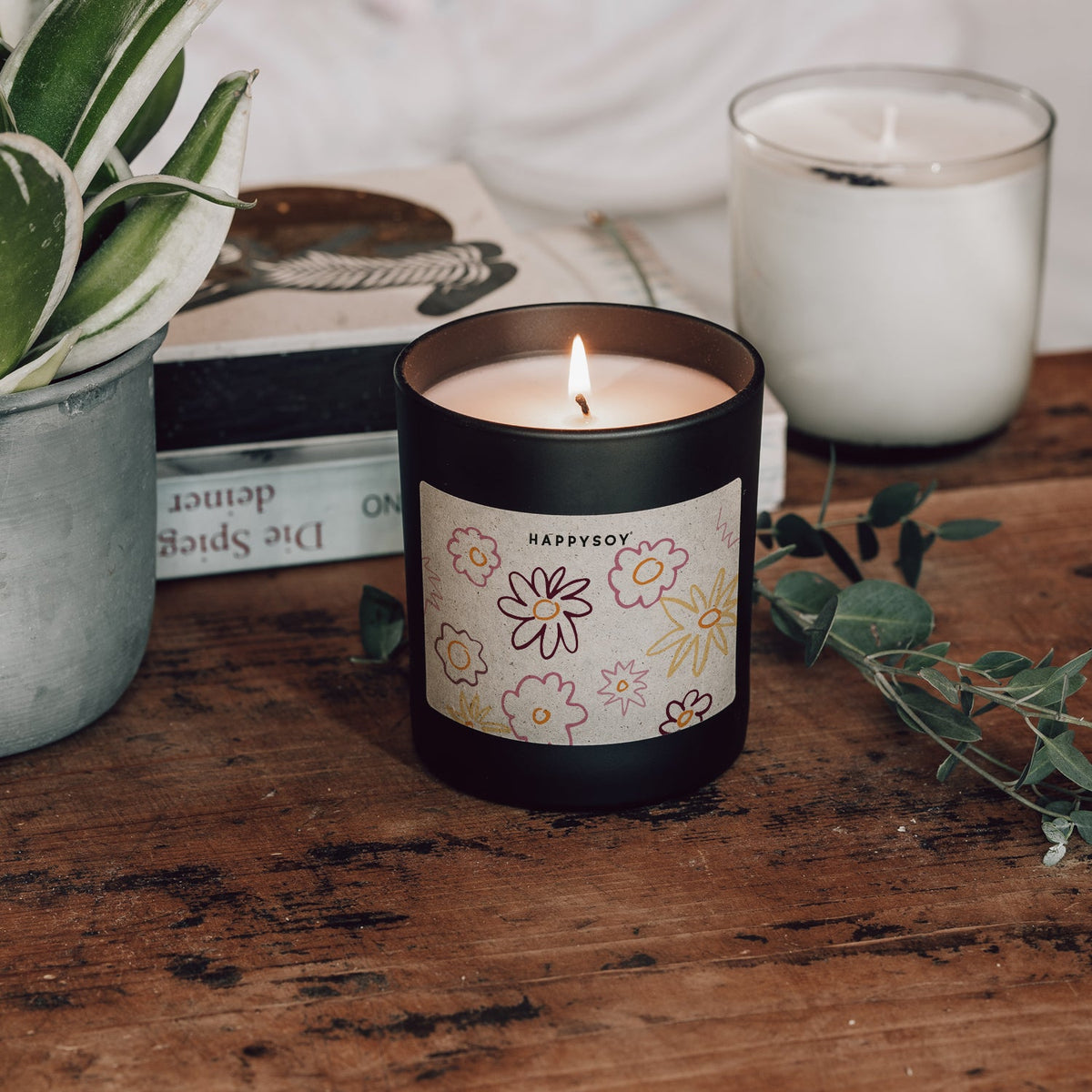 Duftkerze - HAPPYSOY® by Steffi Bauer "Blumen" - Happysoy®