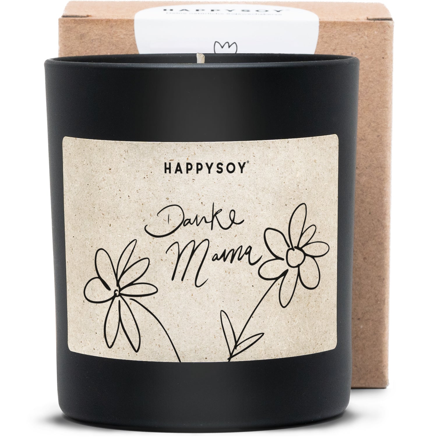 Duftkerze - HAPPYSOY® by Steffi Bauer "Danke Mama" - Happysoy®