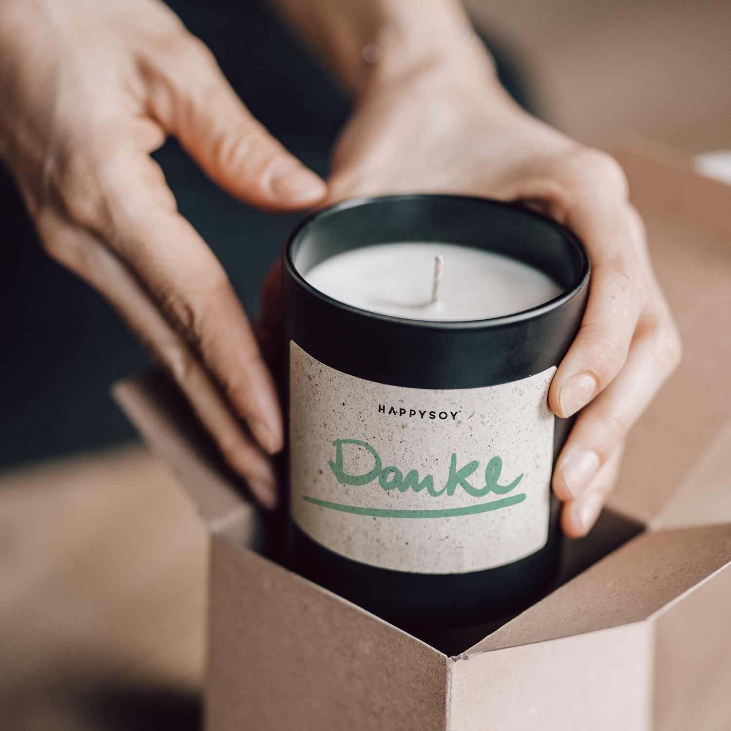 Duftkerze - HAPPYSOY® by Steffi Bauer "Danke" - Happysoy®