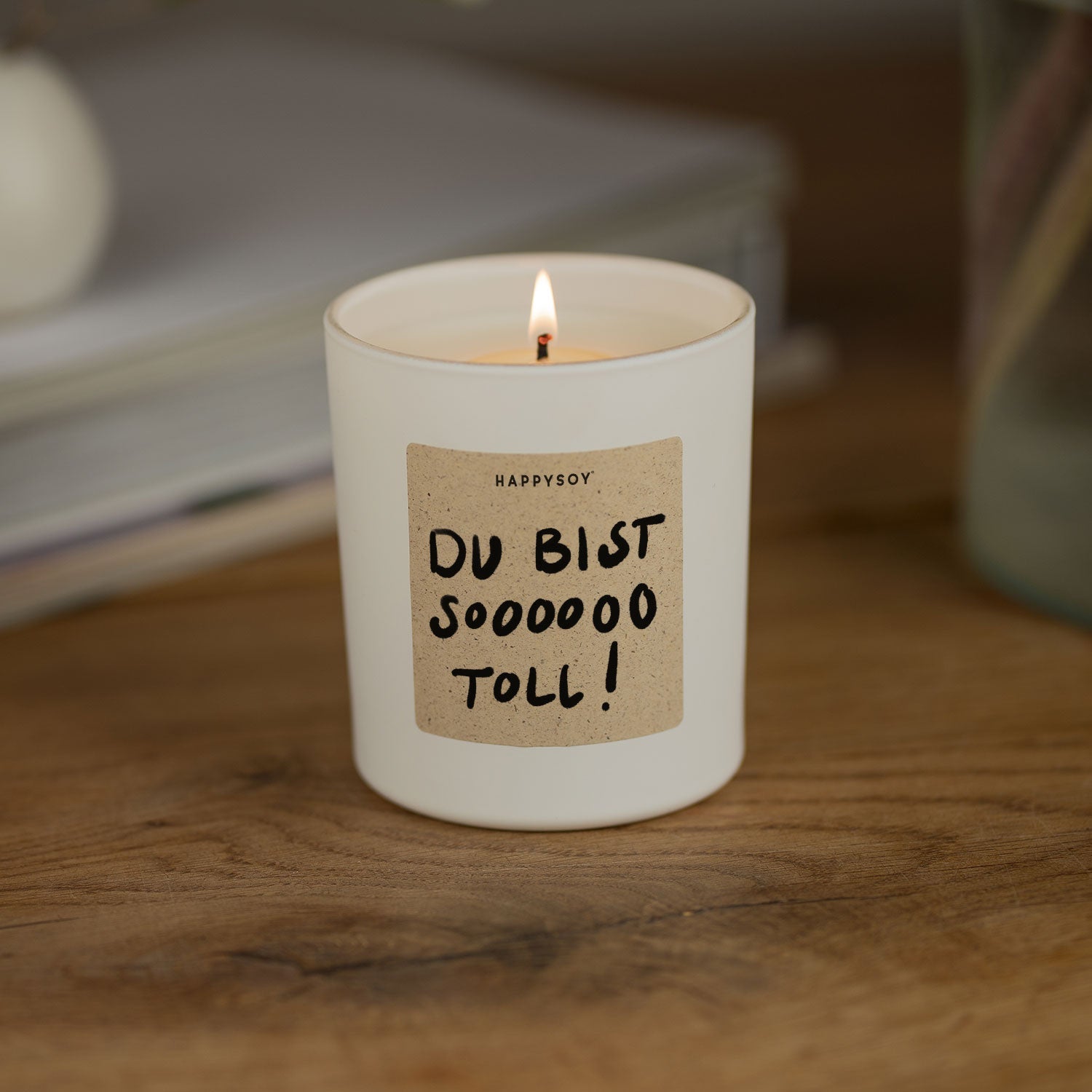 Duftkerze - HAPPYSOY® by Steffi Bauer Du bist so toll - Happysoy®