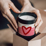 Duftkerze - HAPPYSOY® by Steffi Bauer - Herz rosarot - Happysoy®
