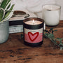 Duftkerze - HAPPYSOY® by Steffi Bauer - Herz rosarot - Happysoy®