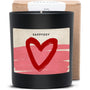 Duftkerze - HAPPYSOY® by Steffi Bauer - Herz rosarot - Happysoy®