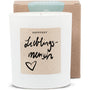 Duftkerze - HAPPYSOY® by Steffi Bauer Lieblingsmensch Herz Motiv - Happysoy®